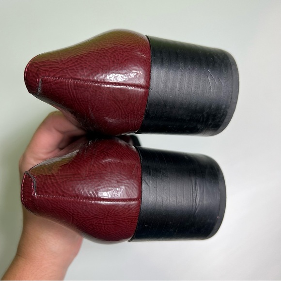 Marc Fisher shoes Phylicia 2 Loafer Burgundy size 8.5 - Picture 6 of 8
